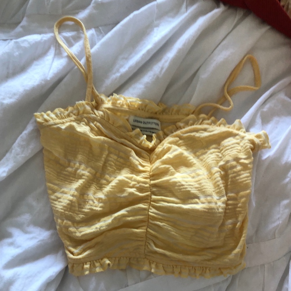 Urban Outfitters cute yellow tank top